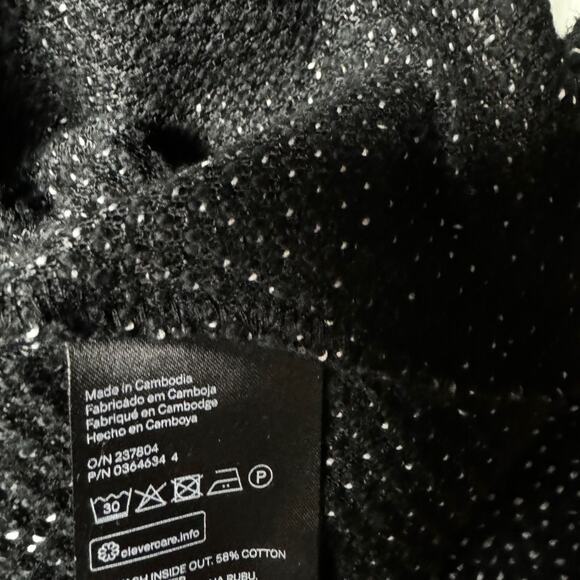 H&M Women’s Black Cold Weather Long Sleeve Sweater Sz S - Picture 8 of 8
